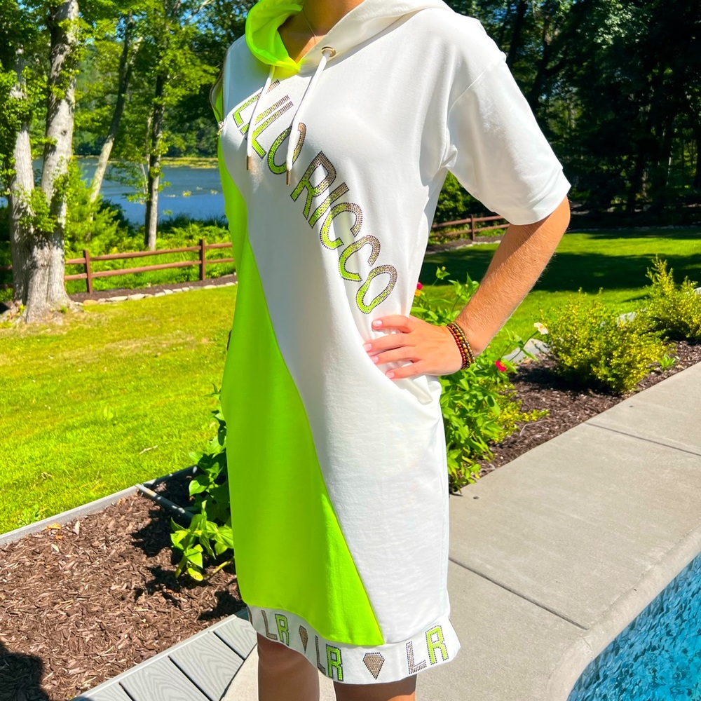 Lilo Ricco Fashion Dress - NEON GREEN